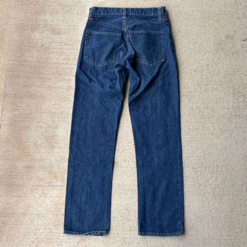 Vtg 70s Levis 505 Jeans Talon 42 Zip USA Made Red Tab Denim Single Stitch #5